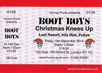 Infa Riot - The 100 Club, Oxford Street, London 19.12.14